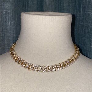 Elegant Gold and Silver Chain Necklace